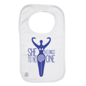 She Belongs to No-one - Organic Baby Bib