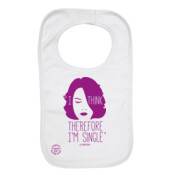I Think Therefore I'm Single - Organic Baby Bib