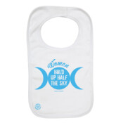 Women Hold up Half the Sky - Organic Baby Bib