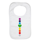 Chakra Dots - Organic Baby Bib